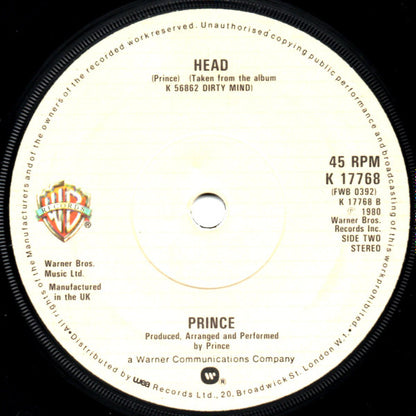 Prince : Do It All Night (7", Single)