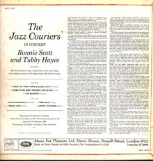 The Jazz Couriers With Ronnie Scott And Tubby Hayes : In Concert (LP, Album, Mono, RE)