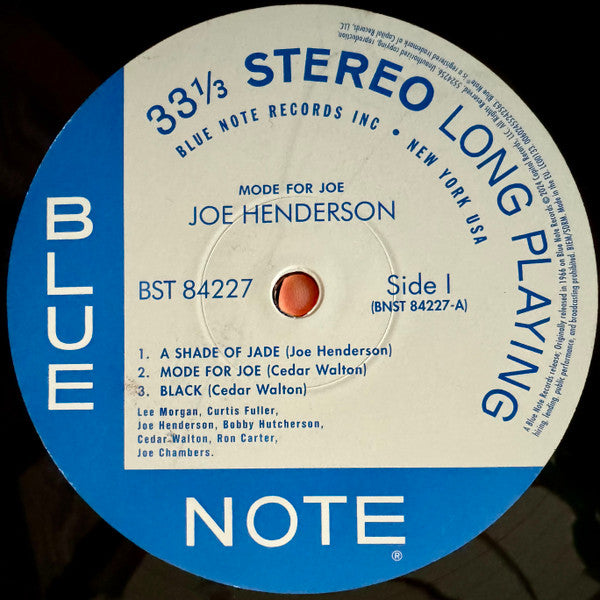 Joe Henderson : Mode For Joe (LP, Album, RE, 180)