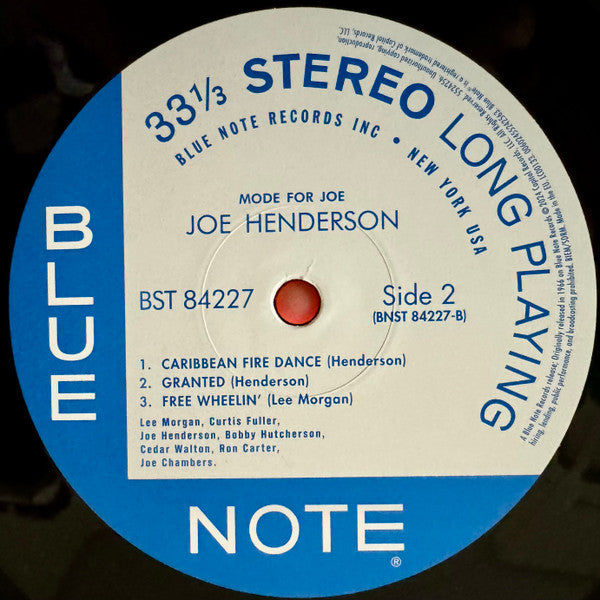 Joe Henderson : Mode For Joe (LP, Album, RE, 180)