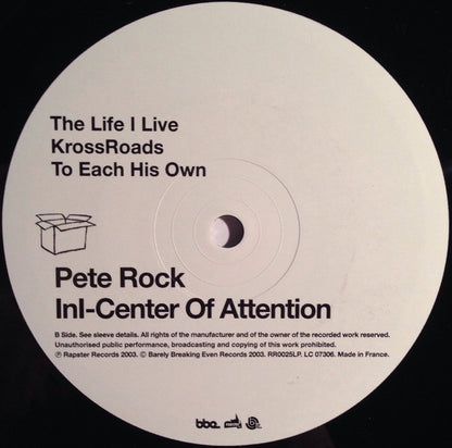 Pete Rock, InI : Center Of Attention (2xLP, Album)