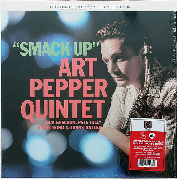 Art Pepper Quintet : Smack Up (LP, Album, RE, 180)