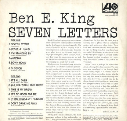 Ben E. King : Seven Letters (LP, Album, RE)