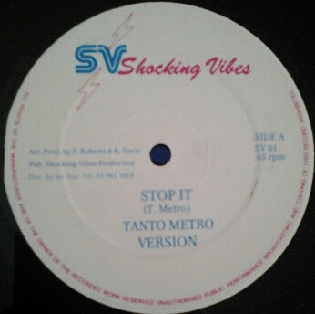 Tanto Metro / Little Lenny & Dave Kelly : Stop It / Halla Yea (12")
