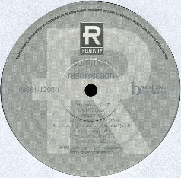 Common : Resurrection (LP, Album, RP)