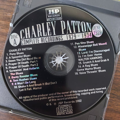 Charley Patton : Complete Recordings 1929 - 1934 (5xCD, Comp, RM + Box, Mono)