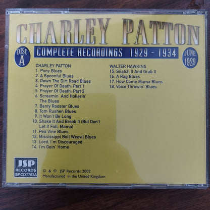 Charley Patton : Complete Recordings 1929 - 1934 (5xCD, Comp, RM + Box, Mono)