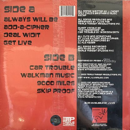 J-Live : Always Will Be (12", EP)