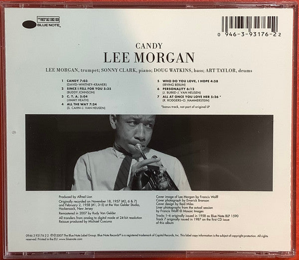 Lee Morgan : Candy (CD, Album, RE, RM, Med)