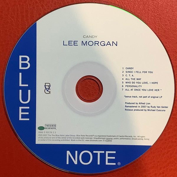 Lee Morgan : Candy (CD, Album, RE, RM, Med)