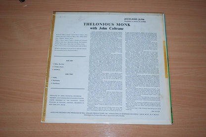 Thelonious Monk With John Coltrane : Thelonious Monk With John Coltrane (LP, Album, Mono)