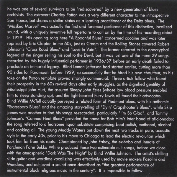 Son House / Various : Son House & The Kings Of The Delta Blues (2xCD, Comp, RM)