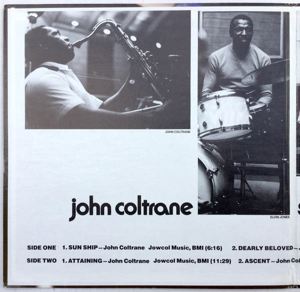 John Coltrane : Sun Ship (LP, Album, RE)