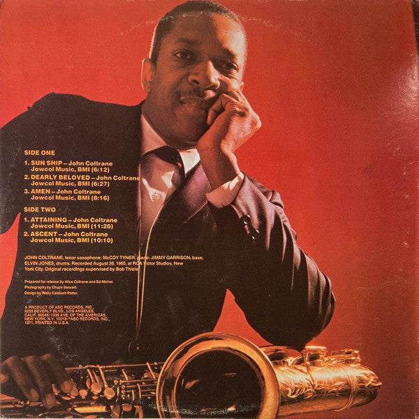 John Coltrane : Sun Ship (LP, Album, RE)