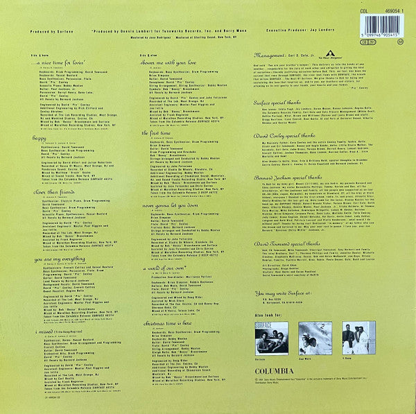 Surface : The Best Of....A Nice Time 4 Lovin' (LP, Comp)