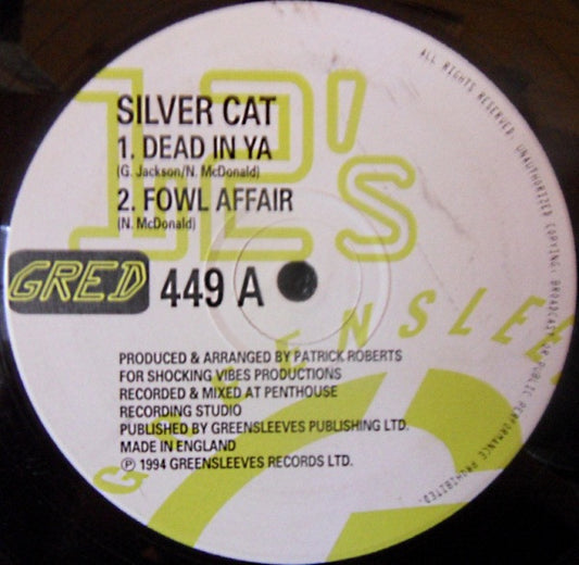 Silver Cat (2) / The Shocking Vibes Crew : Dead In Ya (12")