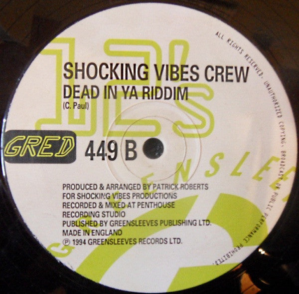 Silver Cat (2) / The Shocking Vibes Crew : Dead In Ya (12")