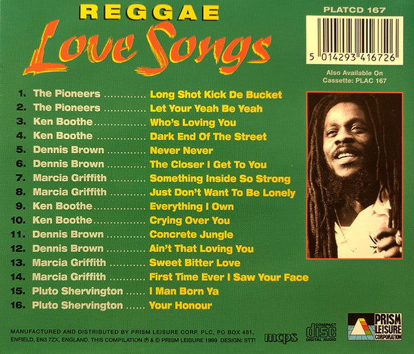 Various :  Reggae Love Songs (CD, Album, Comp)