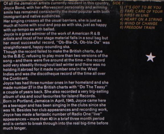 Joyce Bond And The Color Supplement : Wind Of Change (LP, Album)