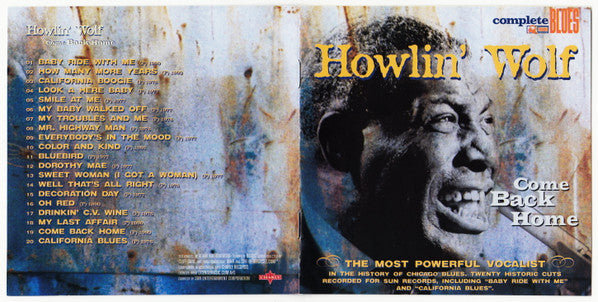 Howlin' Wolf : Come Back Home (CD, Comp, Mono)