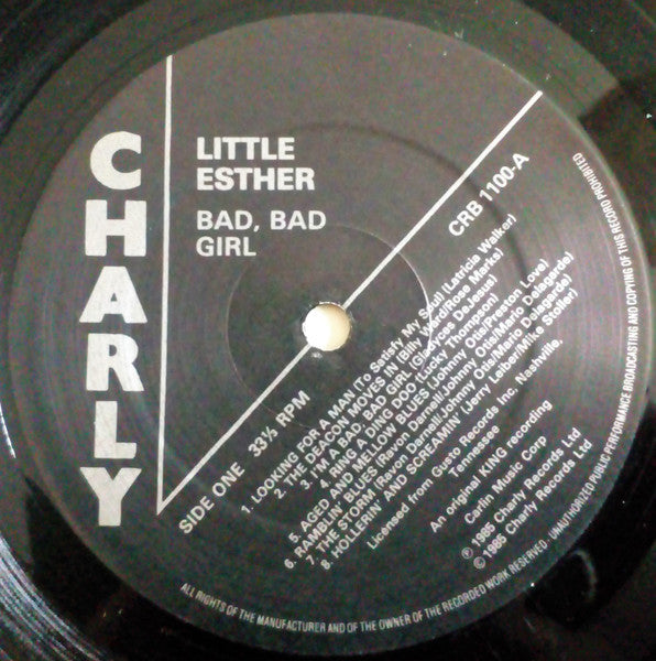 Esther Phillips : Bad Baad Girl! (LP, Comp)