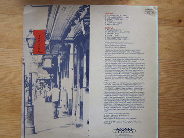 Earl King : Street Parade (LP, Album)
