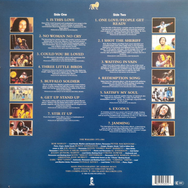 Bob Marley & The Wailers : Legend (The Best Of Bob Marley And The Wailers) (LP, Comp, RE, RP, 180)