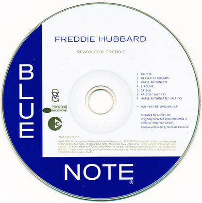 Freddie Hubbard : Ready For Freddie (CD, Album, Copy Prot., RE, RM)