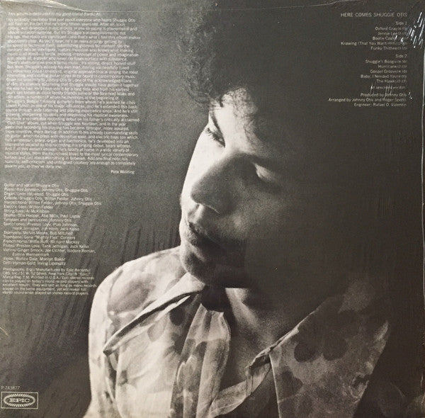 Shuggie Otis : Here Comes Shuggie Otis (LP, Album, Ltd, RE, 180)
