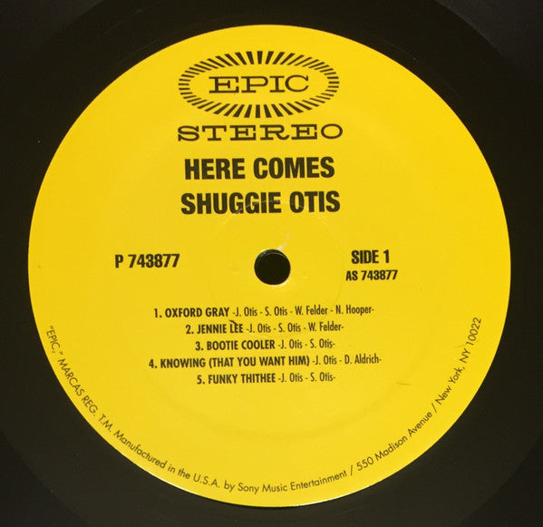 Shuggie Otis : Here Comes Shuggie Otis (LP, Album, Ltd, RE, 180)