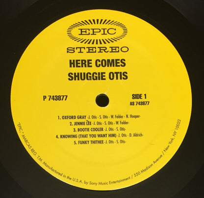 Shuggie Otis : Here Comes Shuggie Otis (LP, Album, Ltd, RE, 180)