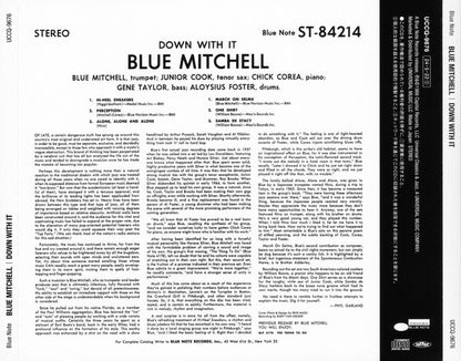 The Blue Mitchell Quintet : Down With It! (CD, Album, Ltd, RE, RM, UHQ)