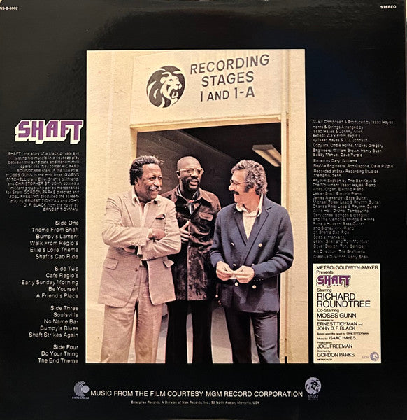 Isaac Hayes : Shaft - Music From The Soundtrack (2xLP, Album, Gat)