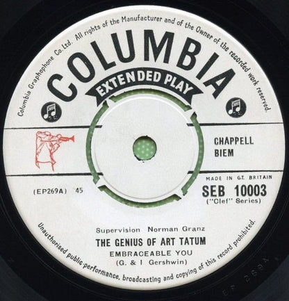 Art Tatum : The Genius Of Art Tatum (7", EP)