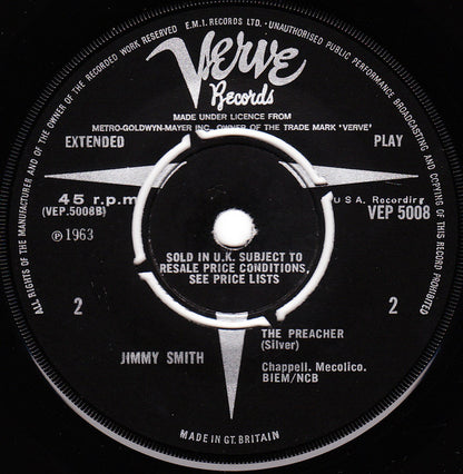 Jimmy Smith : Plays "Walk On The Wild Side" And "The Preacher" (7", EP)
