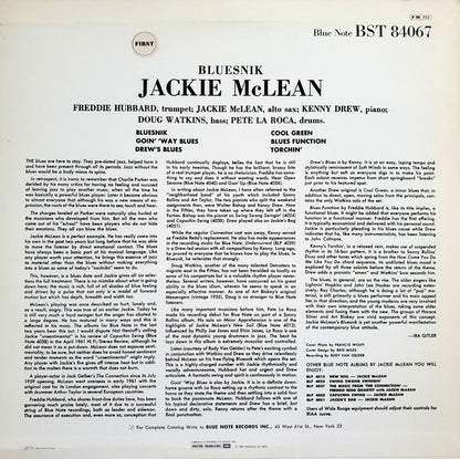 Jackie McLean : Bluesnik (LP, Album, RE)