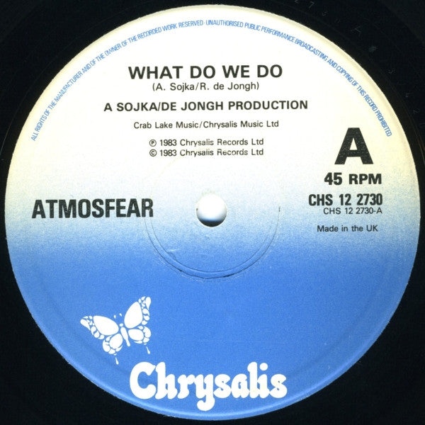 Atmosfear : What Do We Do (12", Ltd)