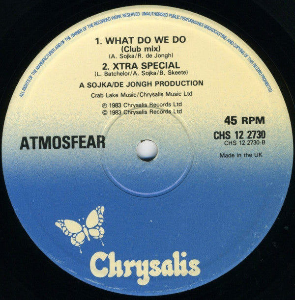 Atmosfear : What Do We Do (12", Ltd)
