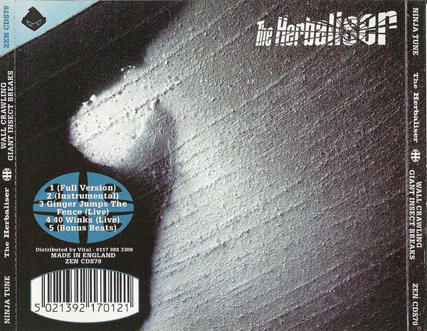 The Herbaliser : Wall Crawling Giant Insect Breaks (CD, Single)