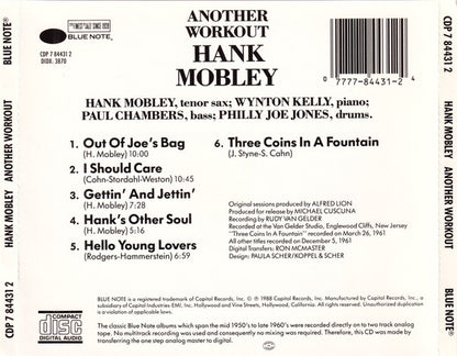 Hank Mobley : Another Workout (CD, Album, RE)