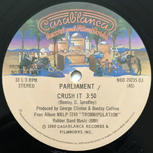 Parliament : Crush It / Body Language (12", Maxi, Promo)