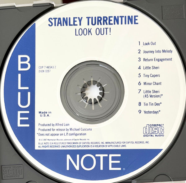 Stanley Turrentine : Look Out! (CD, Album, RE)