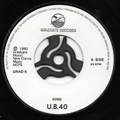 UB40 : King / Food For Thought (7", Single)