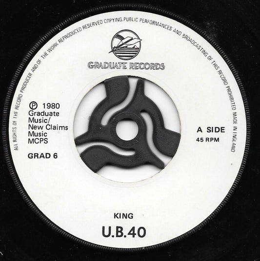 UB40 : King / Food For Thought (7", Single)