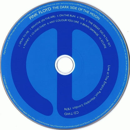 Pink Floyd : The Dark Side Of The Moon (CD, Album, RE, RM + CD + Exp)