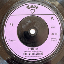 The Meditations (8) : Sympathy (7", Pur)