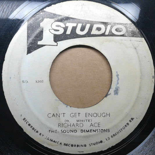 Richard Ace, Sound Dimension : Can't Get Enough (7")