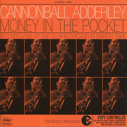 Cannonball Adderley : Money In The Pocket (CD, Album, Copy Prot.)