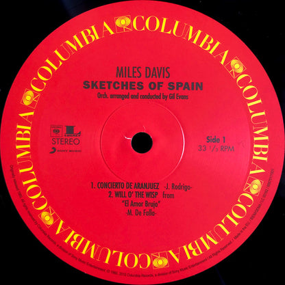 Miles* : Sketches Of Spain (LP, Album, RE, 180)
