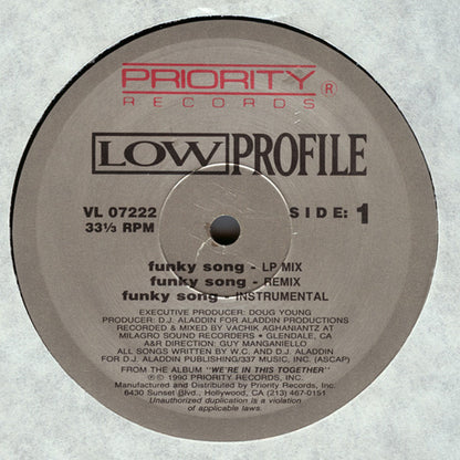 Low Profile : Funky Song (12")